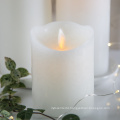 D8 H10 pillar ivory holiday led candle flameless